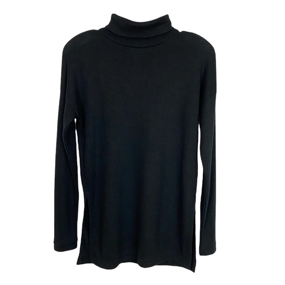 J.Crew Turtleneck Tunic in Black AB810 Size XS - Picture 3 of 6